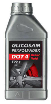 Fékfolyadék  dot-4     0.5kg / glicosam 21db/karton fékolaj vegyiáru