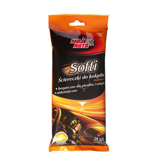 Moje Auto 19-068 Műszerfal Törlőkendő – Matt, 24 db