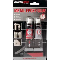 Chemistik  metal epoxy  5 perces  fém 2x20gr     