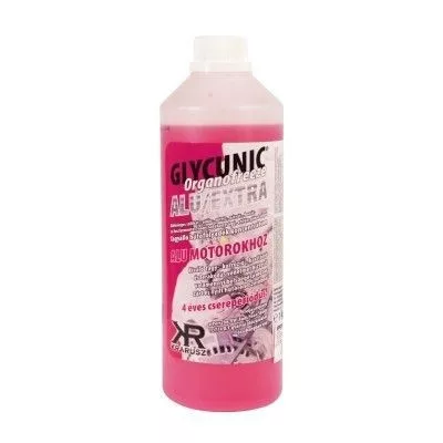 Glycunic Organofreeze Alu/Extra G12+ fagyálló koncentrátum, 1 kg, piros