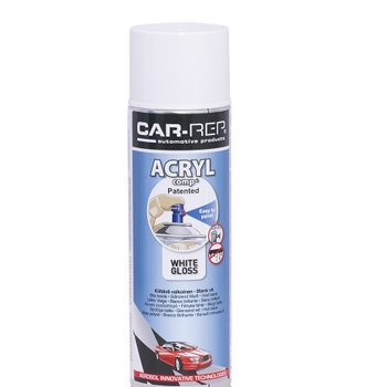 Car-Rep Acryl Fényes Fehér Festék 500Ml Cr03205