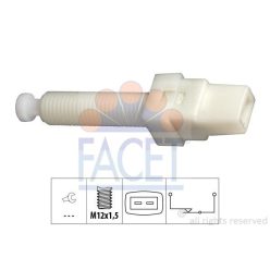   Féklámpa kapcsoló – FACET 7.1015 – mechanikus, 12V-os, lábbal működtethető (Audi, Volkswagen)