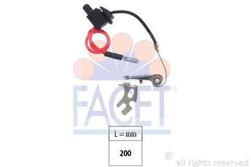 FACET 1.3691/6 gyújtásérintkező készlet – Kábelhossz: 200 mm (kompatibilitás: lásd a leírásban!)
