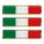 Lampa, Olasz zászló Dekoráció 3db, Téglalap alakú, 55x16mm