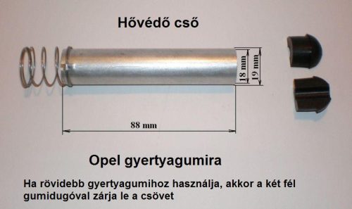 Gyujtókábel hővédőcső /opel-is/  hcs              gyujtókábelek *