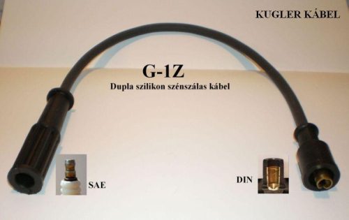 Gyújtókábel - univerzális - szilikon - G-1Z - 50 cm
