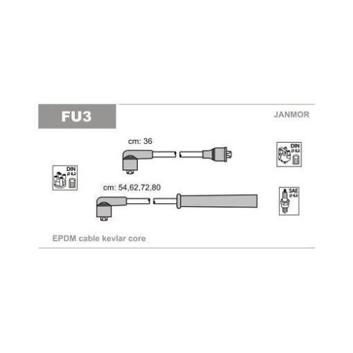 Ford Focus Mk2 FU 3 gyújtókábel készlet