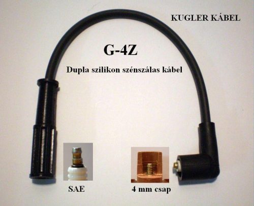 Univerzális szilikon gyújtókábel G-4Z, 80 cm