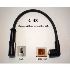   G-4Z 40 gyertyakábel – 40 cm, szilikon szigeteléssel, egyenes csatlakozókkal