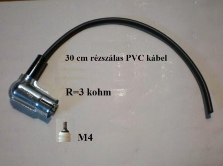 M-1z gyujtókábel szerelt 40cm motor, kertigép...  gyujtókábelek *