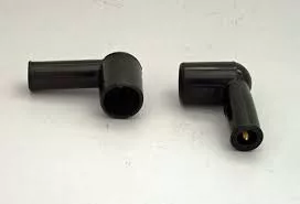 Hajlított bakelit gyertyapipa, 3 kΩ ellenállással