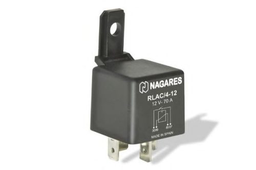 Relé nagares 4 lábú rlac/4-12 12v/70a     mr 26      elektromos