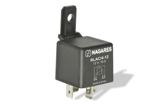 Nagares RLAC/4-12 relé, 12V, 70A, 4-lábú