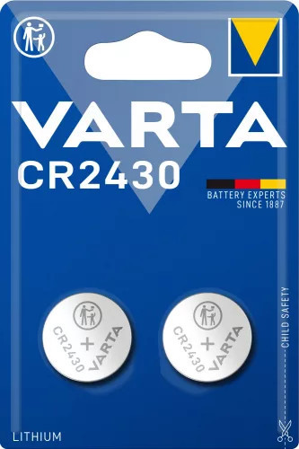 Varta CR2430 elem – 3V, 2 darabos kiszerelés (015/122)