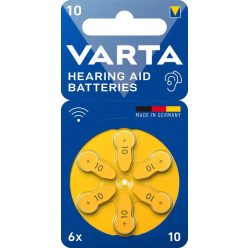 Varta Rayovac 10 hallókészülék elem – 6 db/bliszter