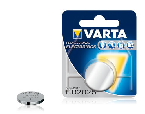 VARTA CR2025 lítium gombelem, 3V, 1 db