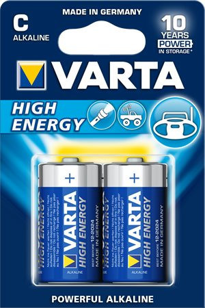 VARTA Longlife Power C (Baby) alkáli elem, 1,5V, 2 db/csomag