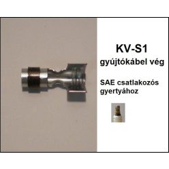 Gyújtáskábelvég gyertyához KV-S1, alumínium színű