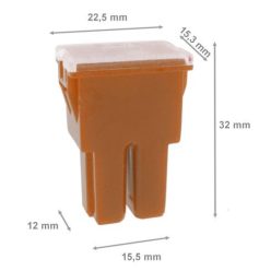 Biztosíték - 70A - barna - japán - bedugós - anya típus