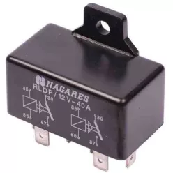 Nagares RLD/P-12 Dupla Relé, 12V, 2x40A