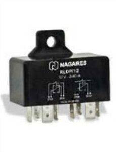 Nagares RLD/P-12 Dupla Relé, 12V, 2x40A