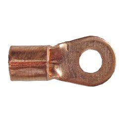 Vörösréz kábelsaru 5 mm átmérővel, 6 mm² vezetékhez