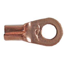   Vörösréz kábelsaru 6 mm furatátmérővel, 10 mm² vezetékhez – 25 db/csomag