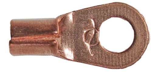 Vörösréz kábelsaru 6 mm furatátmérővel, 10 mm² vezetékhez – 25 db/csomag