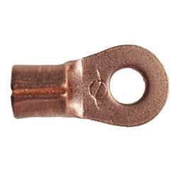   Vörösréz kábelsaru 6 mm furatátmérővel, 16 mm² vezetékhez – 25 db/csomag (000895)