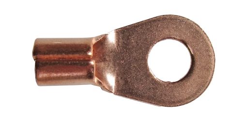 Vörösréz kábelsaru 8 mm furatátmérővel, 16 mm² vezetékhez – 25 db/csomag (008741)