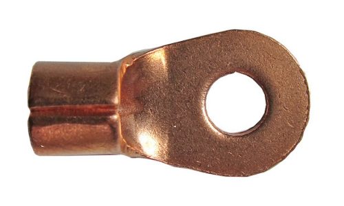 Kábelvég vörösréz – 10x50 – 10db/csomag – 002371