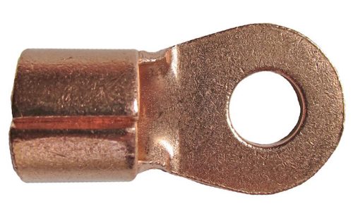 Vörösréz kábelsaru 10 mm furatátmérővel, 70 mm² vezetékhez – 10 db/csomag (002000)