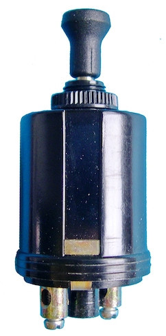 Húzó-nyomó kapcsoló, nagy méretű, 3 állású, 250V/2A, OFF-ON-ON