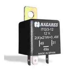 Nagares ITG/3-12 12V 3 lábú indexrelé