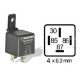 Nagares RLP/4-24 relé, 24V, 22A, 4-lábú