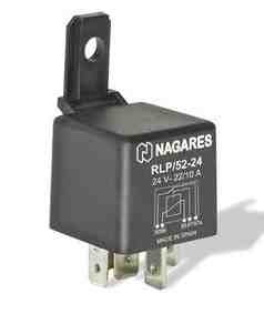 Relé nagares 5 lábú   rlp/52-24 24v/22a/10a   mr 66    elektromos