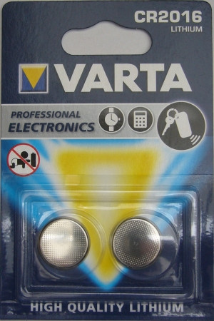 Elem varta cr2016 3v  / 2db  / 015/323 /          elektromos     