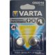 VARTA CR2016 lítium gombelem, 3V, 2 db/csomag