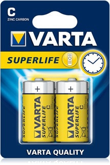VARTA Superlife C (Baby) szén-cink elem, 1,5V, 2 db/csomag