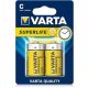 VARTA Superlife C (Baby) szén-cink elem, 1,5V, 2 db/csomag