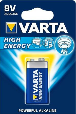 Elem varta high energy  kék 9v / 015/357 / longlife   elektromos