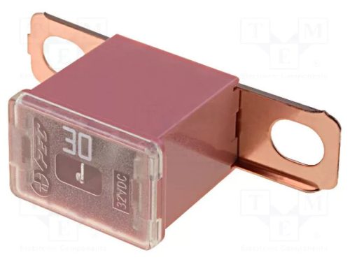 Biztosíték - 30A - rózsaszín - japán - fémtalpas - apa típus