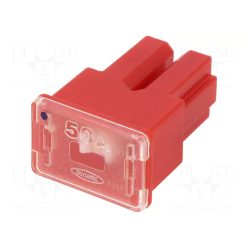 Biztosíték - 50A - piros - japán - bedugós - anya típus