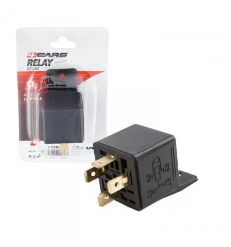 4Cars 4-lábú relé, 12V, 30A