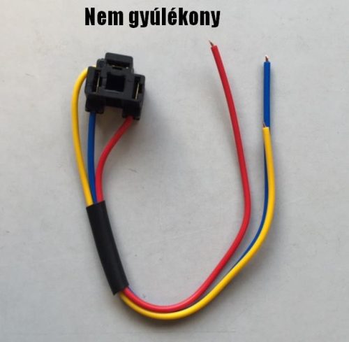 Izzófoglalat fénysz. h4-es vez./nem éghető/ fekete elektromos     