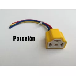   Izzófoglalat fényszóró – H4 – vezetékkel – porcelán