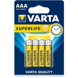 VARTA Superlife AAA szén-cink mikroelem, 1,5V, 4 db/csomag