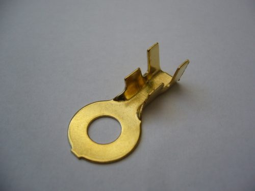 Szemessaru kábelvég – SKN 6-0.6 – 6 mm – sárgaréz – 100 db-os csomag (73317)