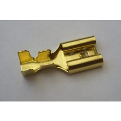 Csúszósaru hüvely, kábelvég (anya) 9,5 mm, 50 db/csomag