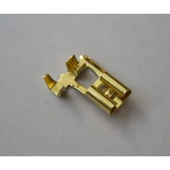   Csúszósaru hüvely 90 fokos, 0,35 mm², 6,3 mm, 100 db/csomag